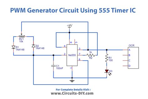 Generate Pulse Width Modulation Pwm Signal Using 555 Timer Ic