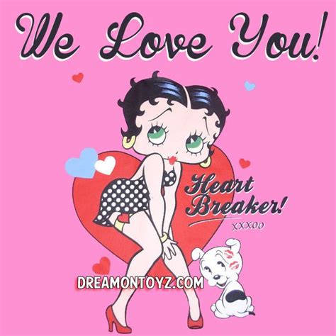 Betty Boop Love Greeting Betty Boop Pictures Betty Boop Quotes
