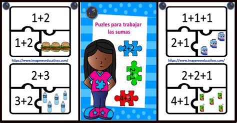 B) todas las poblaciones viviendo juntas en una. Divertido puzzle de las sumas - Imagenes Educativas