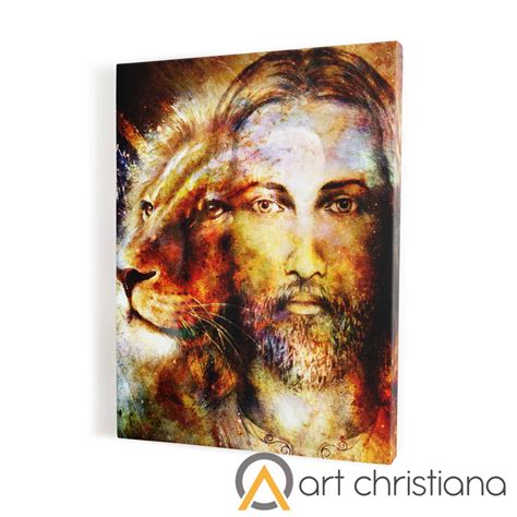 Jesus Lion Of Judah Print On Canvas Wall Art