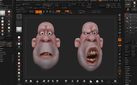 Glen Southern Facial Expression Morphing In Zbrush Tutoriales Animacion Modelado 3d