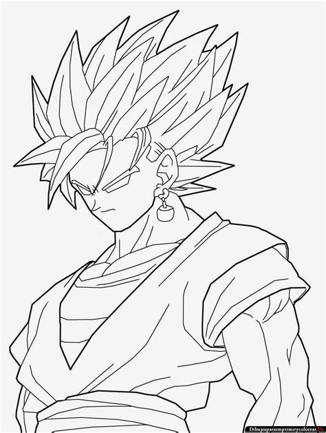 C'est la naissance de dragon ball z tribute. Dibujos para colorear. Maestra de Infantil y Primaria ...