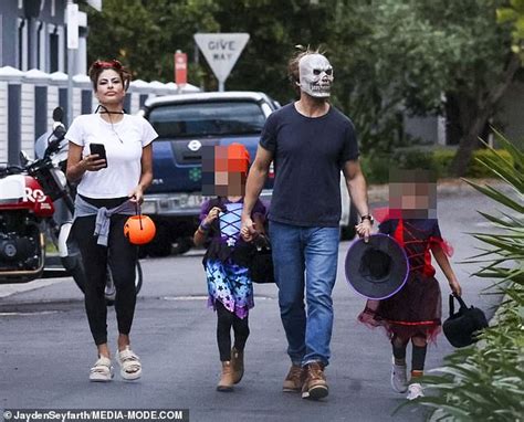 Ryan Gosling And Wife Eva Mendes Take Their Children Trick Or Treating