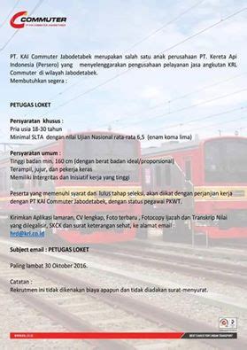 Google's free service instantly translates words, phrases, and web pages between english and over 100 other languages. Loker KAI Commuter Jabotabek Petugas Loket | Loker ...