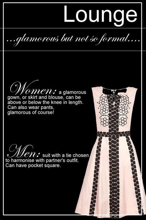 The best way to dress for lounge attire is to wear a lovely dress that is appropriate for a nice brunch or afternoon tea. lounge suit dress code | Casual wedding attire, Smart ...