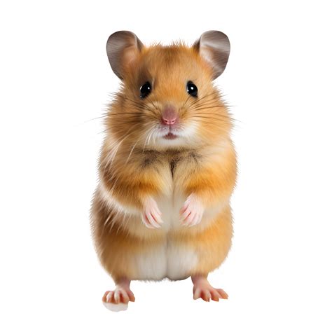 Cute Hamster Isolated On Transparent Background Generative Ai 27125825 Png