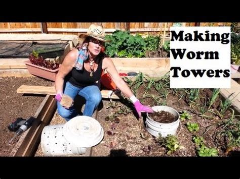 It is basically ­a piece of pipe buried halfway in the ground. Worm Towers from 5 gallon buckets - YouTube