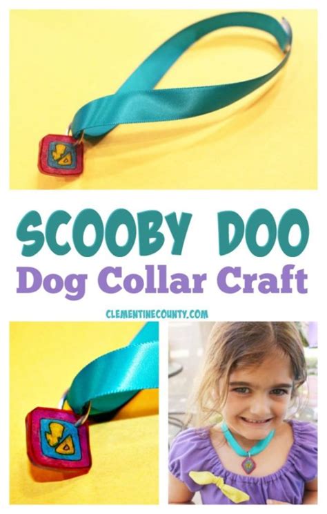 Diy Scooby Doo Dog Collar Craft Clementine County