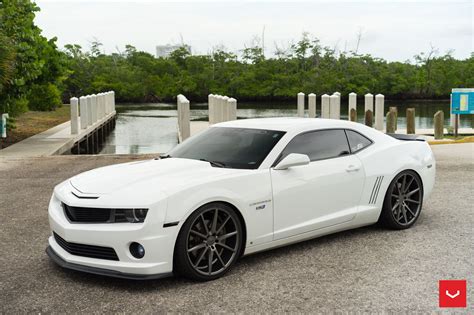 Jaw Dropping White Chevy Camaro Ls With Contrasting Dark Smoke Vfs