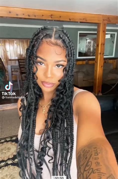 Hair😻 Box Braids Hairstyles For Black Women Protective Hairstyles