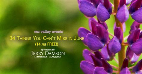 34 Things You Can Not Miss This June In Huntsville Our Valley Events Huntsville Local