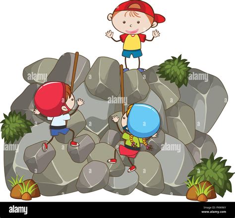 Rock Climber Cartoon Design Hi Res Stock Photography And Images Alamy