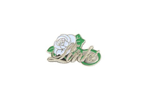 Silver Links Inc Embossed Rose Lapel Pin Rosas Greek Boutique Inc