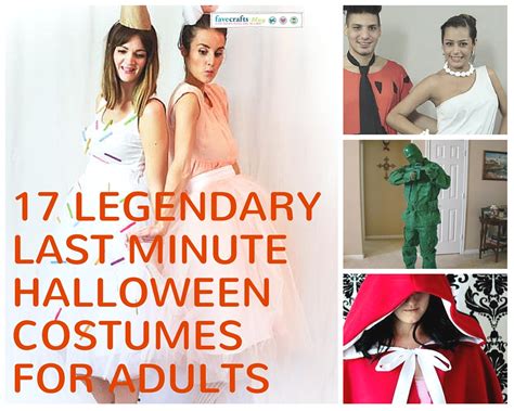 17 Legendary Last Minute Halloween Costumes For Adults Favecrafts