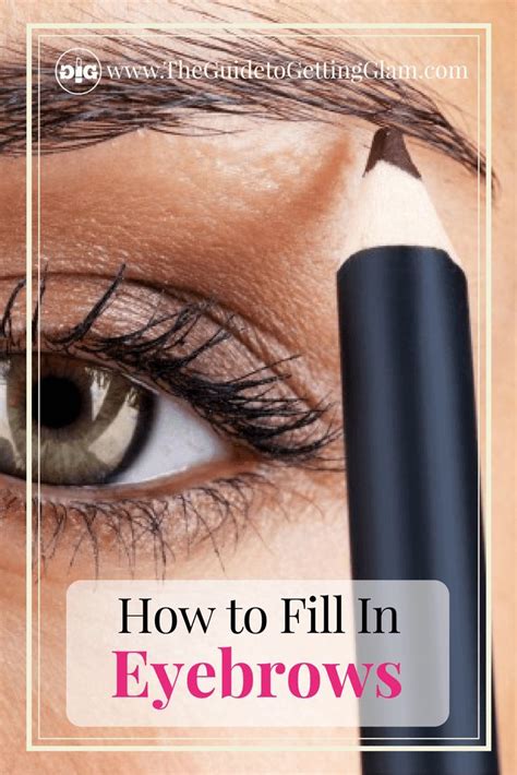 How To Fill In Eyebrows With Pencil And Powder Makeup Tips Filling