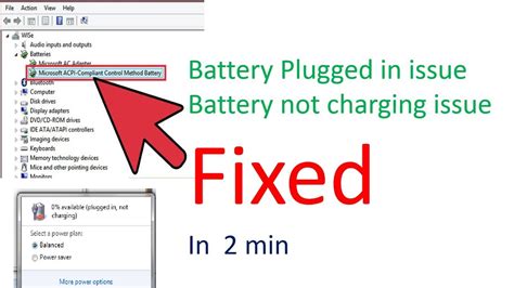 But as it turns out, my charger was bad. Laptop Battery not charging plugged in, not charging easy ...