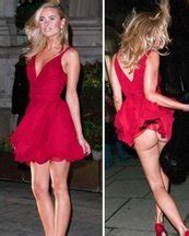 Kimberley Garner Flashes Knickers Battling Mother Nature Gust Daily Star
