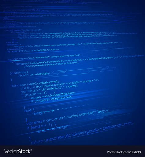 Html Coding Background Royalty Free Vector Image