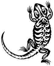 Download tattoos of bearded dragon | Bearded dragon tattoo | for ...
