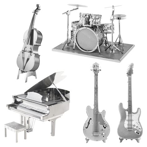 Metal Earth Set Musical Instruments Innovatoys