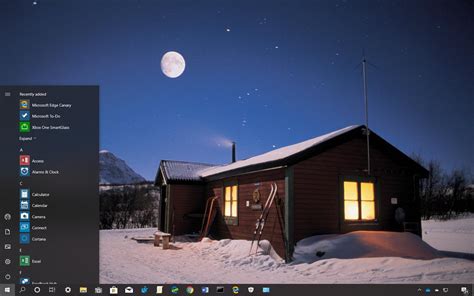 Warm Winter Nights Theme For Windows 10 Download
