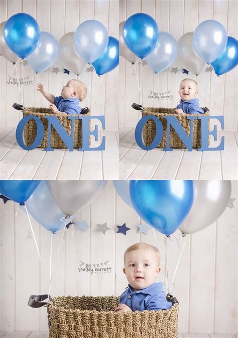 This would definitely make for a memorable first birthday photoshoot. Baby's 1st Birthday Photography Ideas - BabyCare Mag