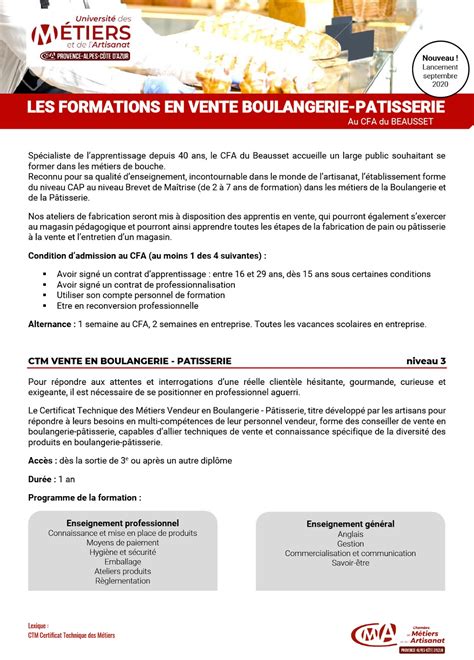 Mission Locale De La Seyne Sur Mer Formation Ctm Vente En Boulangerie