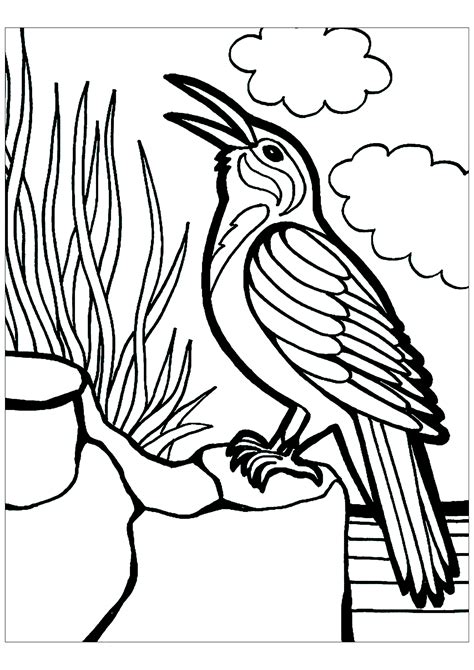 Birds-to-print-for-free - Birds Kids Coloring Pages