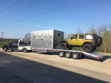 Gooseneck trailer custom toy trucks and trailers. MixedNuts build is here. Custom 40' toy hauler build for ...