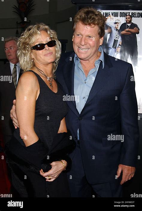 Farrah Fawcett And Ryan Oneal Attend The Malibus Most Wanted Film