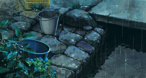 Anime Scenery Rainfall  Find And Share On Giphy