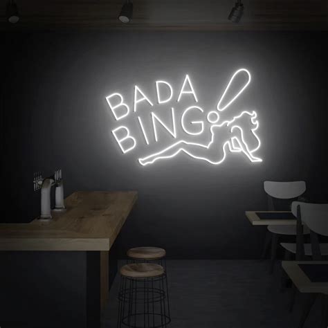 Bada Bing Sign Neon Etsy