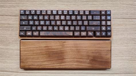 Crolander Wooden Keyboard Keyboard Vintage Typewriters Walnut Wood