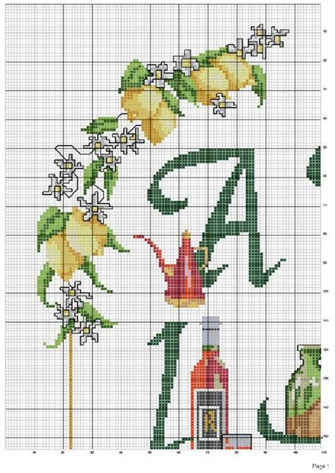 Free cross stitch patterns and free charts available for download. Lemon Alphabet Cross Stitch Pattern lemon abc 1/11 | Cross ...