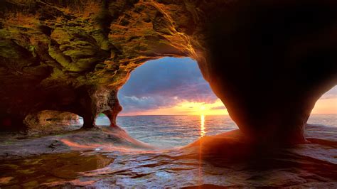 🔥 Free Download Caves On Lake Superior Pictured Rocks National