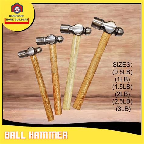 Ball Hammerball Pein Hammer Wood Handle Shopee Philippines
