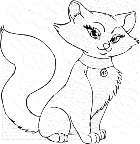 Cat Coloring Pages Kids At Getdrawings Free Download