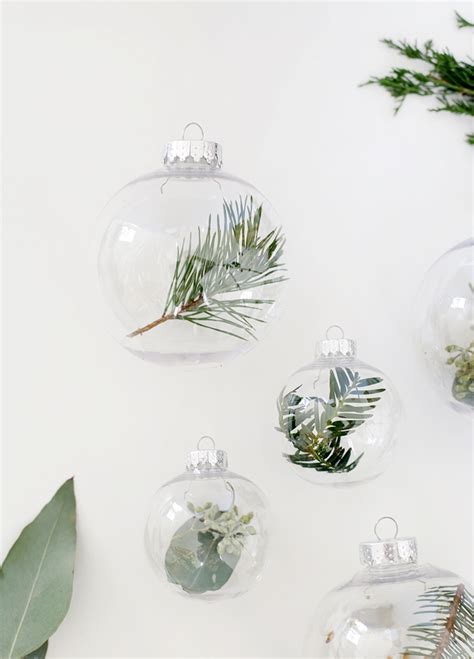 Diy Fresh Greenery Ornaments The Merrythought