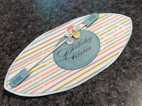 Paddle Board Birthday Card Birthday Cards Cards Paper Crafts