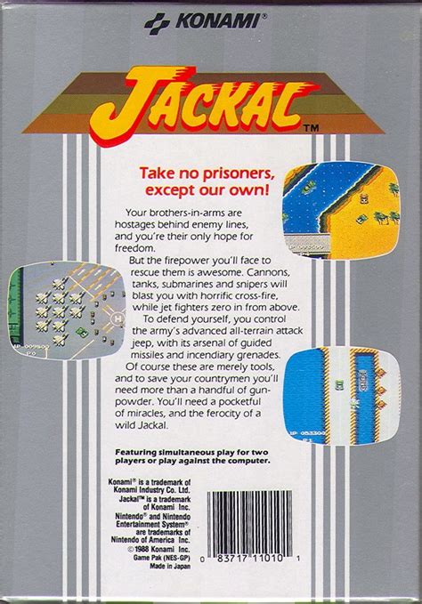 Jackal NES - RetroGameAge