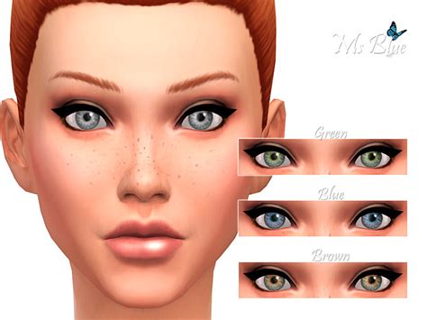 The Sims Resource Authentic Eyes Grey