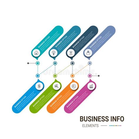 Business Data Visualization Simple Infographic Design Template Abstract Vector Illustration