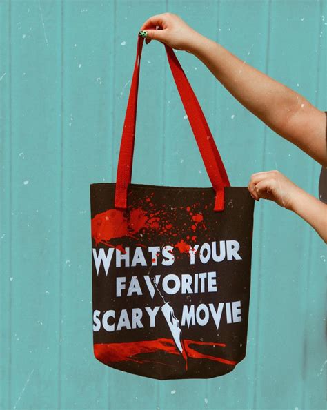 Scream Movie Tote Whats Your Favorite Scary Movie Tote Bag Etsy Mens