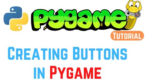 Pygame Tutorial For Beginners How To Make Buttons In Pygame Youtube