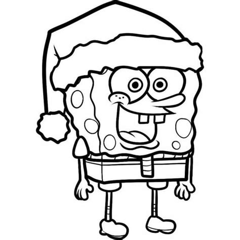 Kleurplaat Spongebob Baby