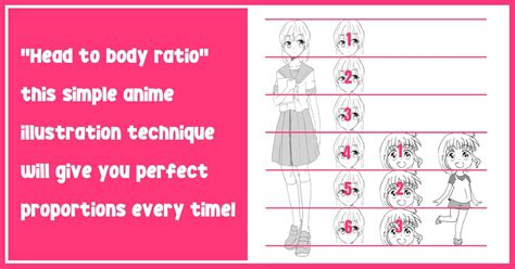 Head To Body Ratio This Simple Anime Illustration Technique Will