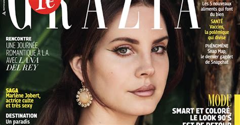 Lana Del Rey Goes Floral Chic For Grazia France