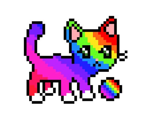 Rainbow Cat Pixel Art Maker
