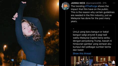 Nurul jannah binti muner (born 1 june 1995), known professionally as janna nick, is a malaysian actress and singer. Kecil hati? Tidak. Itu pendapat peribadi saya - Janna Nick ...