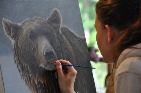 My Painted Life Grizzly Bear Portrait